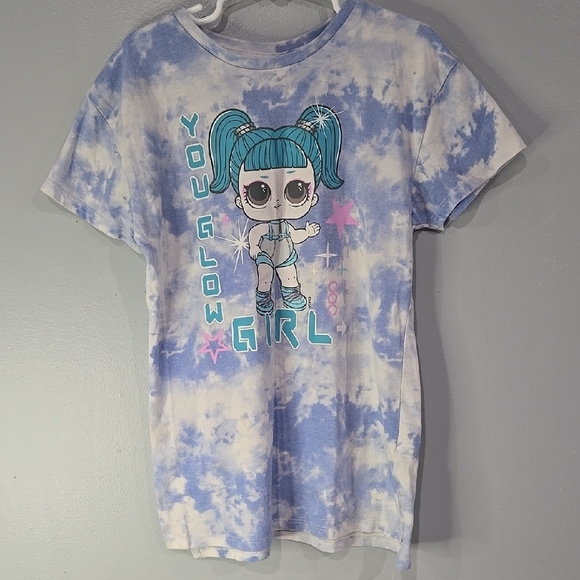 L.O.L. Surprise! Other - L.O.L. Surprise! Blue and White Short Sleeve Tee